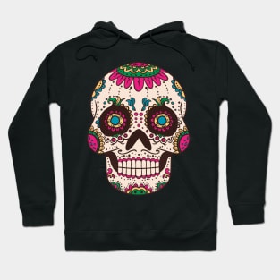 Sugar Skull Cranium Halloween Costume Hoodie